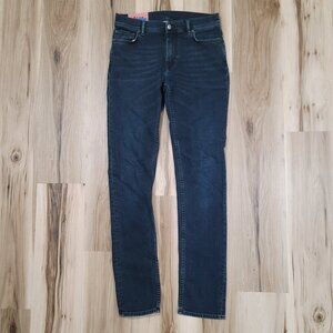 Acne Studios Bla Konst Jean Mens 30x32 Dark Wash Denim Slim Straight